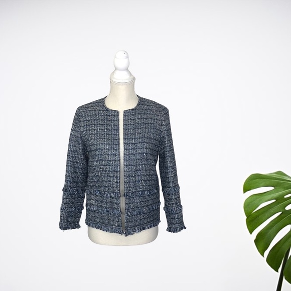 Lafayette 148 | Aisha Exhibition Tweed Jacket Sz S - Picture 5 of 7
